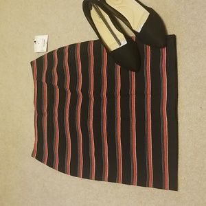 Liz Claiborne career striped pencil skirt sz 4 NWT